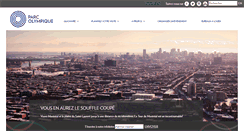 Desktop Screenshot of parcolympique.qc.ca